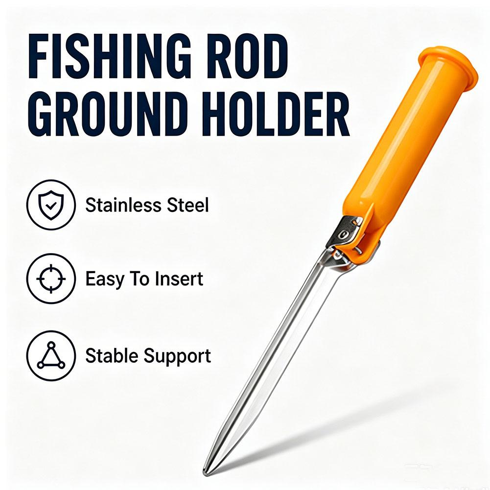 Fishing Rod Surf - Supporto Pieghevole Multifunzionale per Canna da