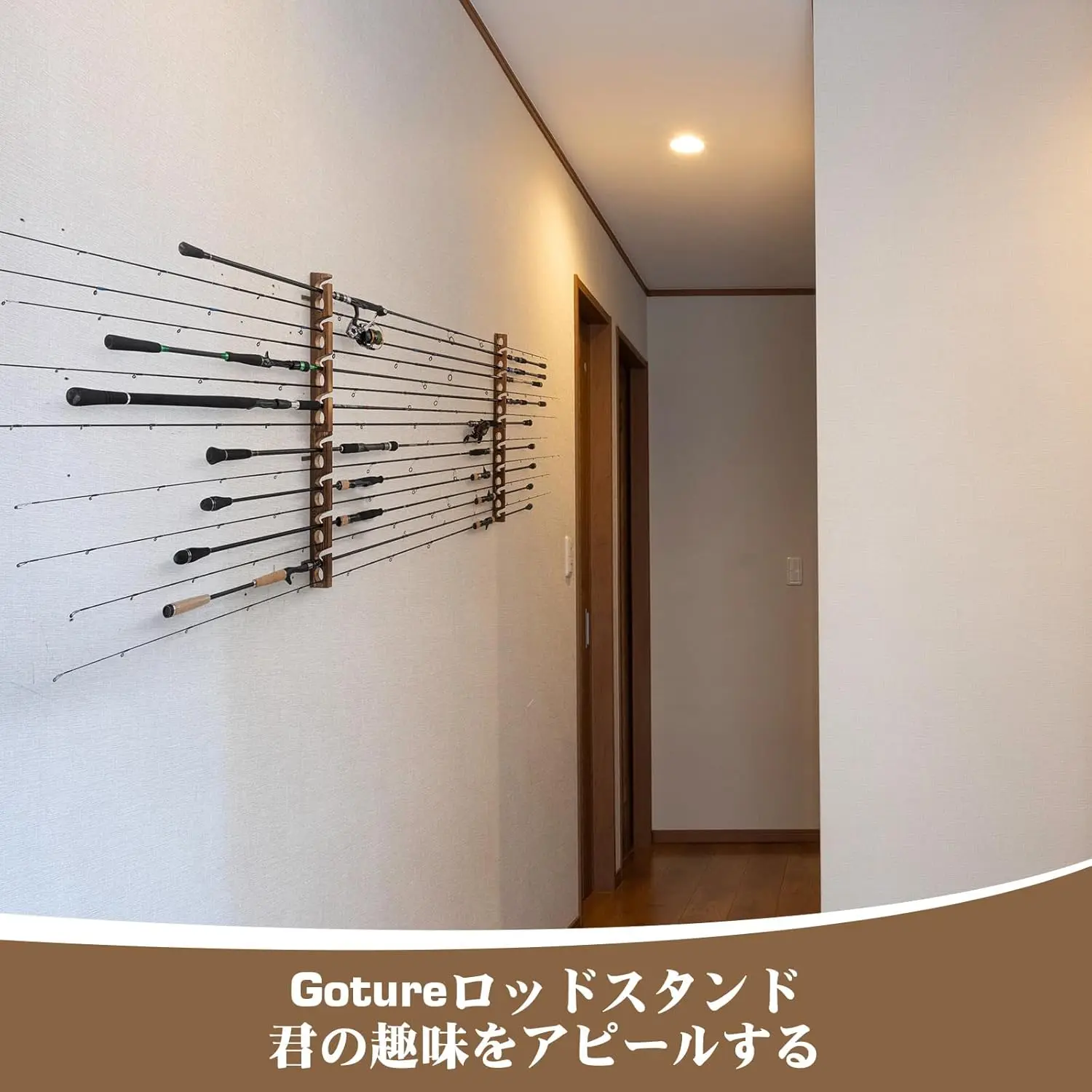 Fishing Rod Rack - Portacanne da Pesca Goture con 8