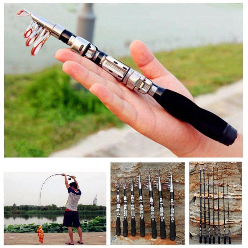 Fishing Rod Travel - Canna da Pesca Telescopica Regolabile 1M,