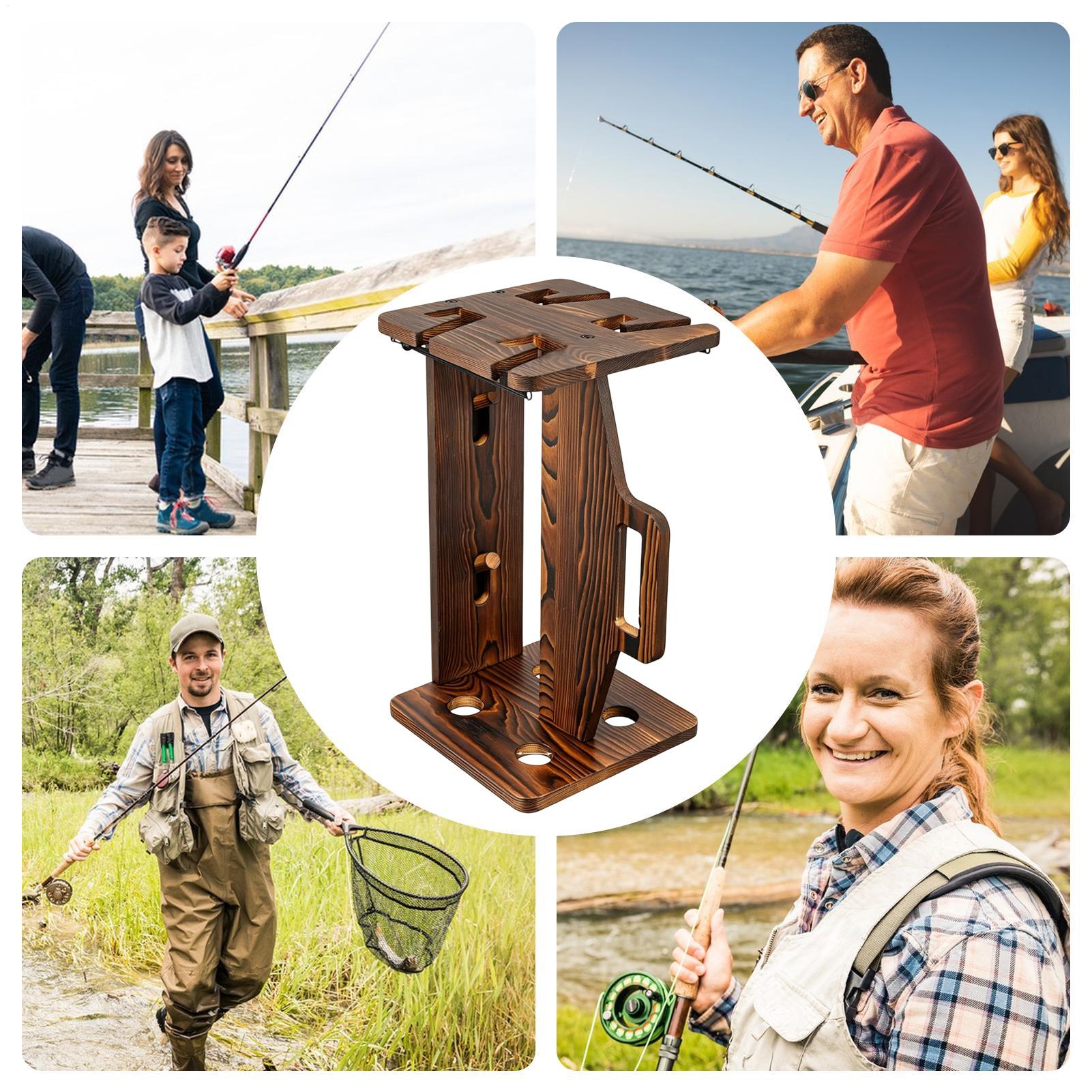 Portacanne da Pesca in Legno,  - Fishing Rod Rack recensione e prezzo