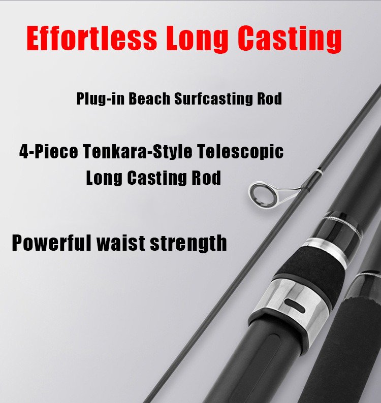 Canna da Pesca in 4 Pezzi 3.3M - Fishing Rod Surf recensione e prezzo
