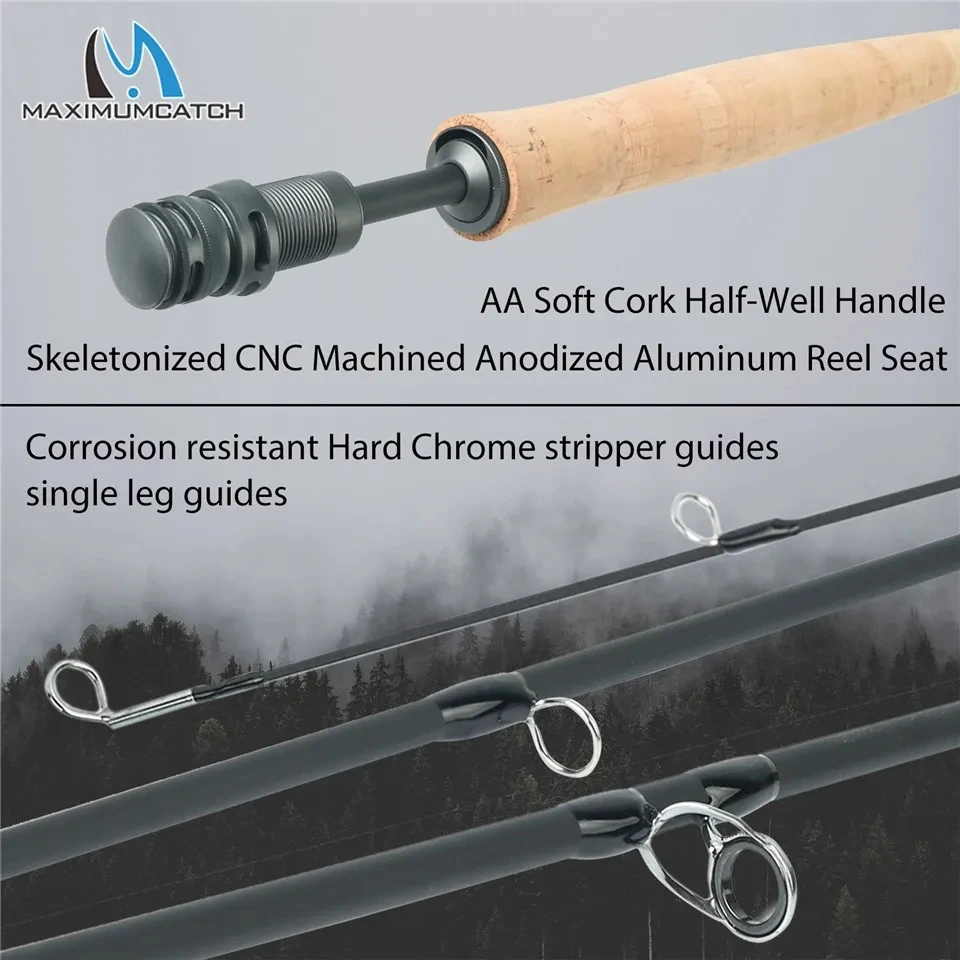 MAXIMUMCATCH 7.5-10ft 2/3WT Ai - Fishing Rod Ice recensione e prezzo